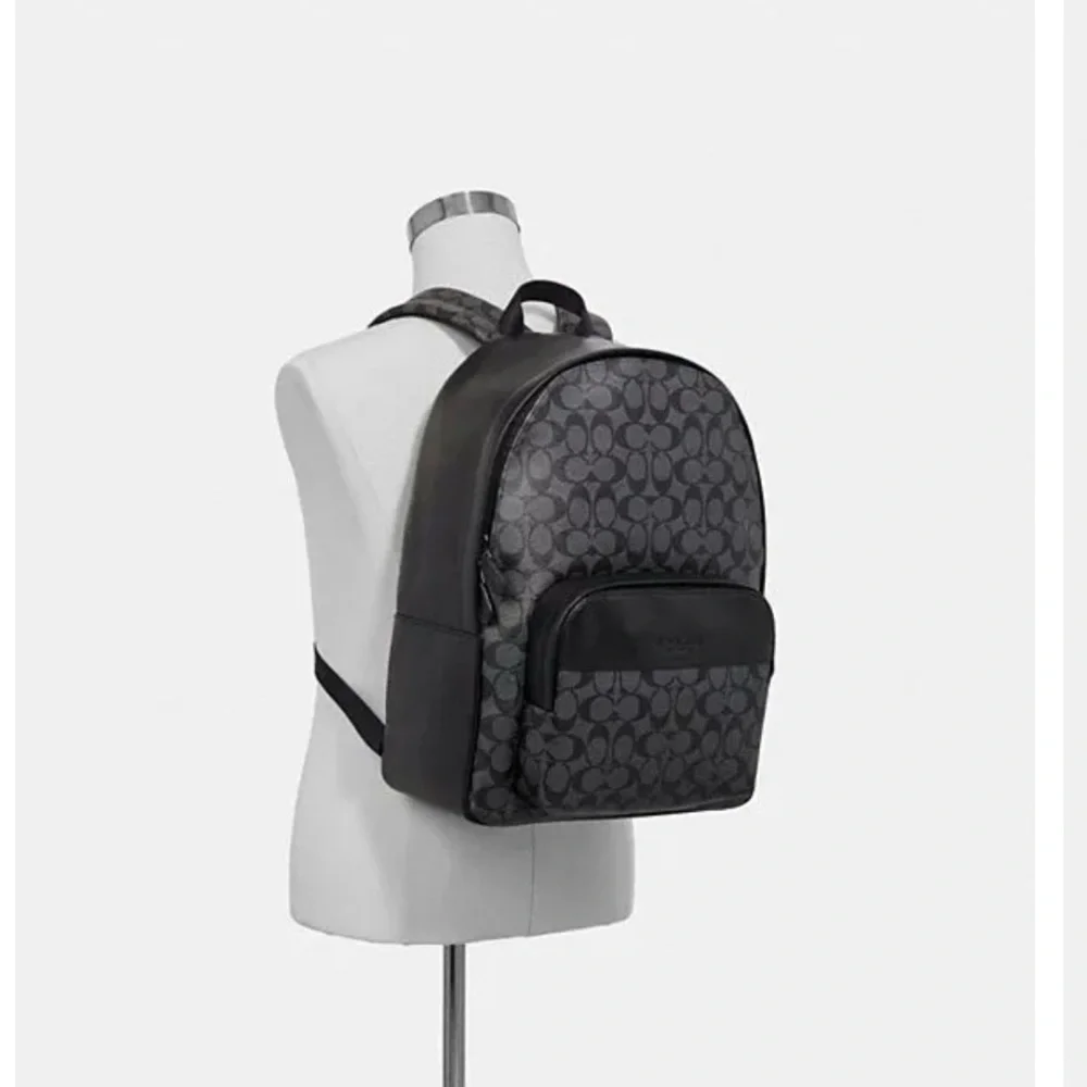Coach Men's Brown and Black Backpack